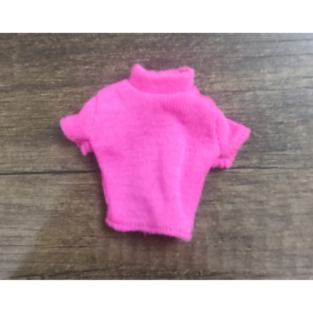 Barbie Doll Hot Pink cropped T-Shirt Top Clothing Z33